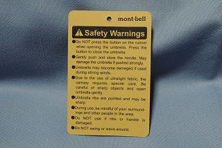 Safety Warning、英語
