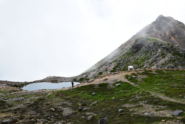 晴れていれば絶景かな？翠ヶ池