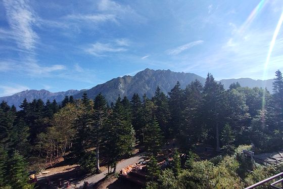 西穂高岳から槍ヶ岳