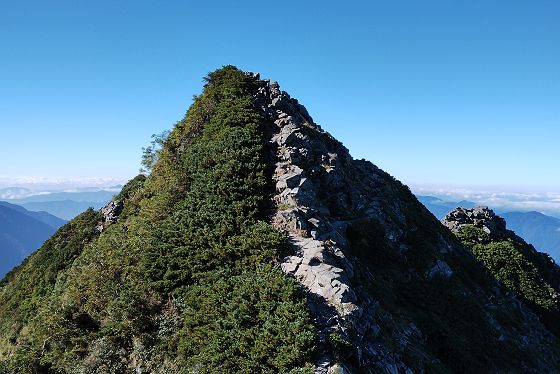 6峰から見た西穂7峰