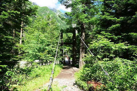 新村橋分岐から見た新村橋