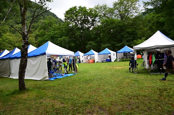 徳沢でも涸沢フェスティバル開催中