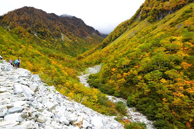 紅葉の涸沢