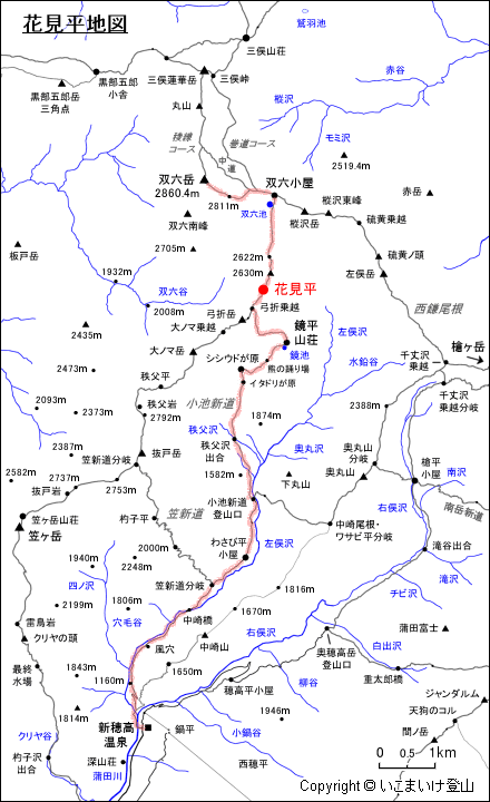 花見平地図