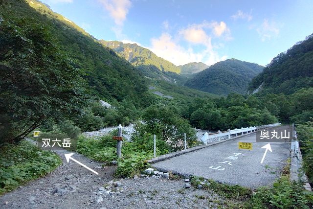 小池新道登山口