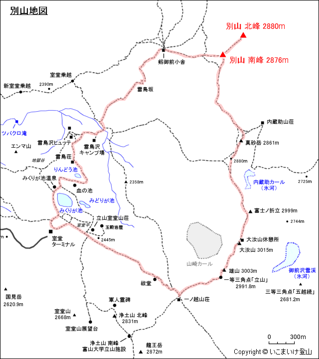 別山地図