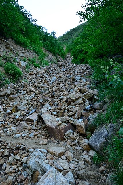 五郎沢 2060m地点