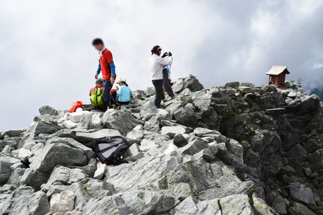 槍ヶ岳 山頂