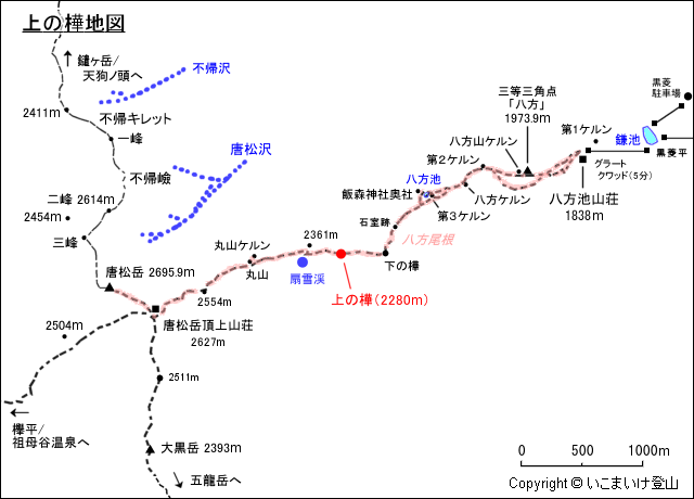 上の樺地図