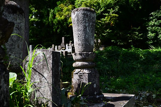 伝燈 墓所の無縫塔