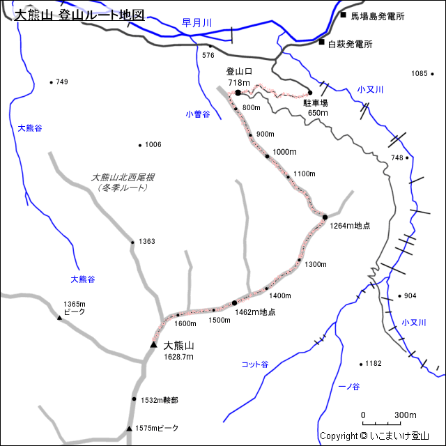 大熊山地図