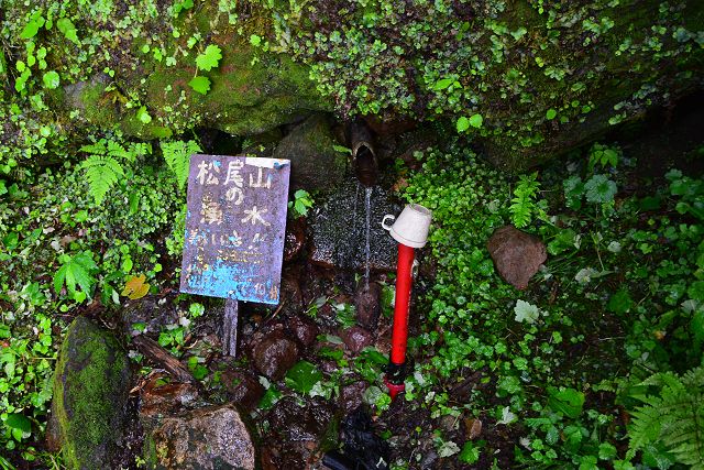 松尾山の湧水