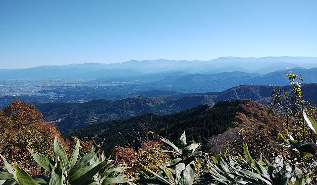 紅葉を見に登りました